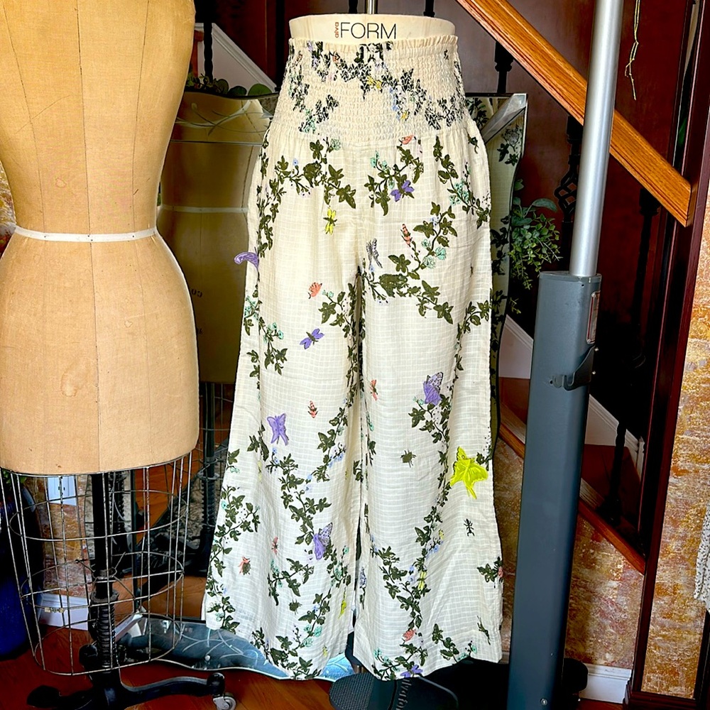 Anthro Butterfly Pants 🦋